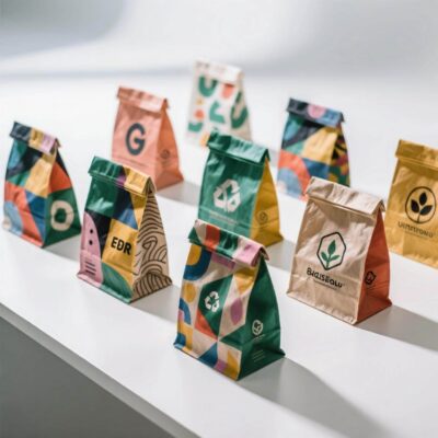 Sacolas produtos de beleza