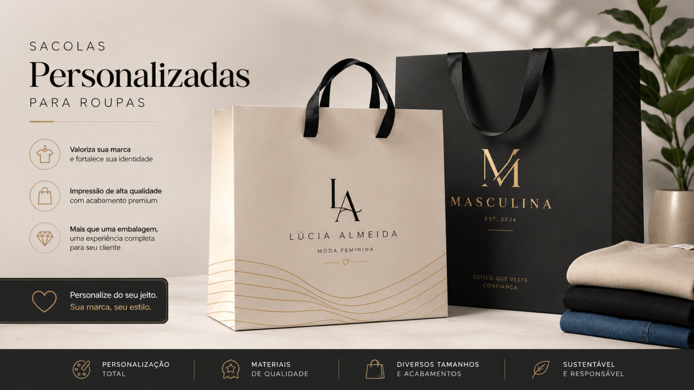 Sacolas Personalizadas Shopping